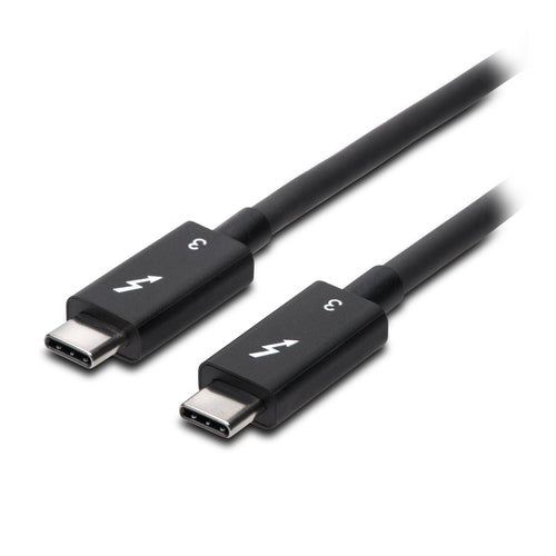 Kensington Thunderbolt 3 (USB-C) Kabel – 40 Gbit/s – 0,7 m – PD 100 W – Schwarz