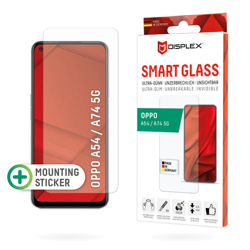 Displex Displayschutz (Panzerglas), 9H – für Oppo A54/A74 5G