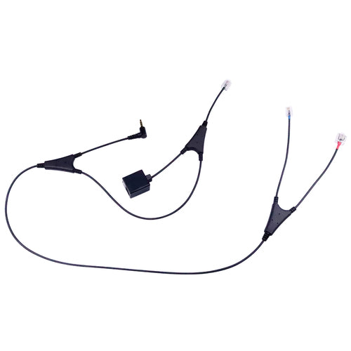 Jabra Link 14201-37 – EHS-Adapter, Schwarz, für Alcatel 80x9s