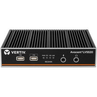 Vertiv LV5520R – DP-Empfänger, kabellos/Glasfaser/Cat5e-Cat6e, Dual-Head, 4K@60 Hz, 4 km, 4× USB-A, Audio