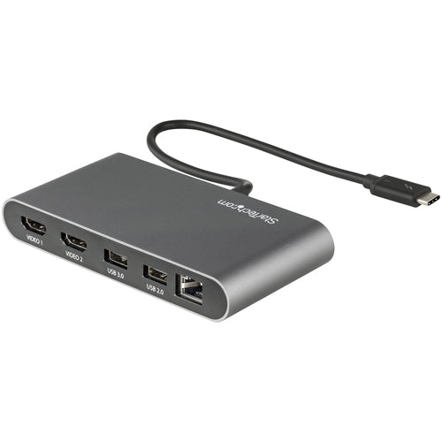 StarTech.com Dockingstation – Thunderbolt 3, 2× HDMI, 2× USB-A, GbE, für Windows/Mac