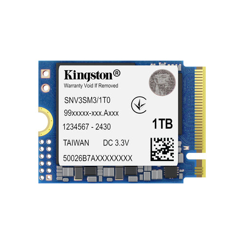 Kingston 1000GB NV3 M.2 – M.2 2230, Schreibgeschwindigkeit 4'000 MB/s