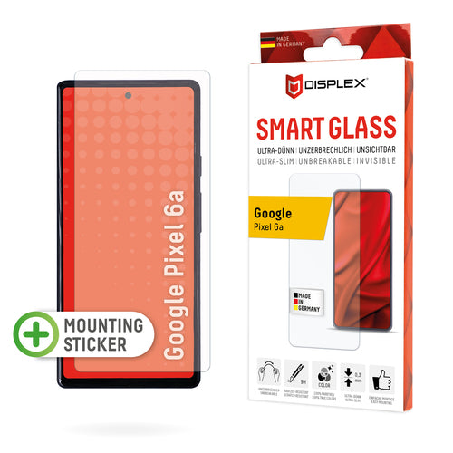 Displex Displayschutz (Panzerglas), 9H – für Pixel 6a