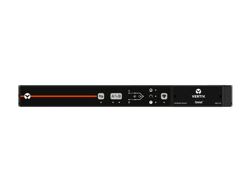 Vertiv Geist Rack-PDU – Standard, 1-phasig, Horizontal 0U, 15 A 100–240 V, 10×C13, C14, 3 m