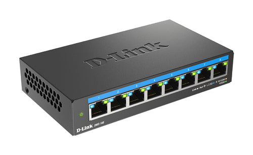 D-Link DMS-108/E – Unmanaged L2 Switch – 8× 2,5G, Desktop