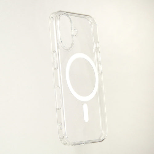 Rabbiter Backcover – für Apple iPhone 16, MagSafe, Mikrofaser+Silikon, Transparent
