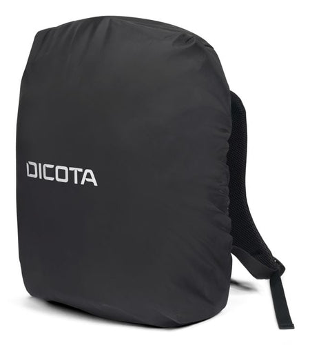 DICOTA Rucksack-Regenschutz – wasserabweisend – bis 40,6 cm (16") – schwarz – Polyester