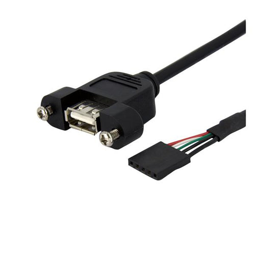 StarTech.com USB-A Verlängerungskabel (Buchse auf Buchse) – USB 2.0 (480 Mbit/s) – 0,9 m – Schwarz