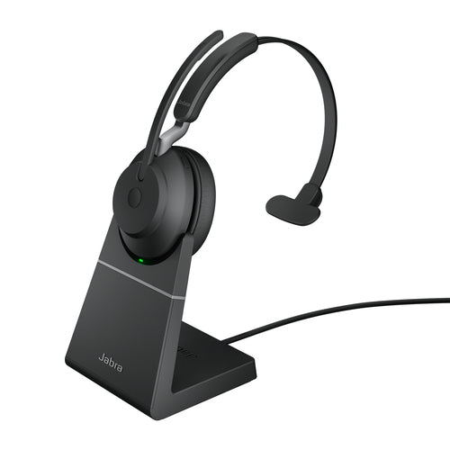 Jabra Evolve2 65 UC Mono – Mono Headset – Bluetooth, mit Ladestation – für Softphone