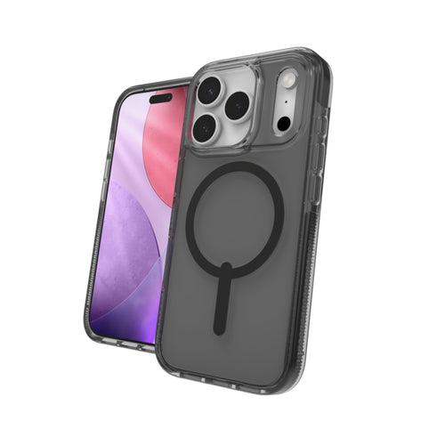ZAGG Santa Cruz Snap Backcover – für Apple iPhone 17 Pro, MagSafe, Graphen, schwarz, bis 4 m Sturzsicher
