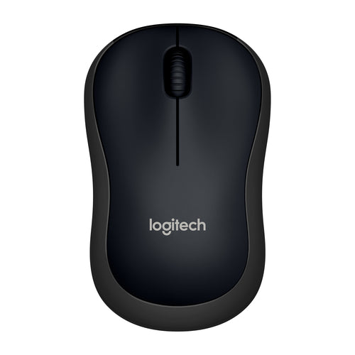 Logitech B220 Silent Maus – kabellos, 2,4 GHz, Silent-Tasten, schwarz