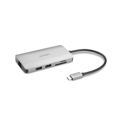Kensington UH1400P Multiport-Adapter – USB-C, HDMI, 3× USB-A, 85 W PD, GbE, SD/microSD, für Windows/Mac/Android