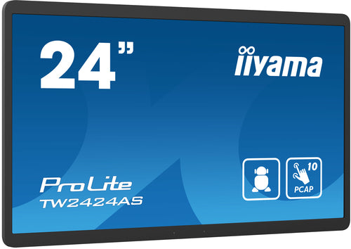 iiyama TW2424AS-B1 – Interaktives Touch-Display, 24", Full HD, 250 cd/m², Touch, Android
