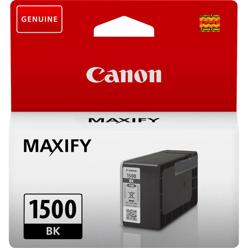 Canon Tintenpatrone PGI-1500, Schwarz, 400 Seiten – für Tintenstrahldrucker/Multifunktionsgeräte