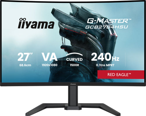 iiyama 27" Curved, 1920 × 1080 (Full HD), VA, 240 Hz