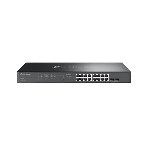 TP-Link SG2218P – Managed Switch – 16×GbE, 2×SFP, L2/L2+, PoE+ 150 W, 1U