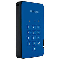 Origin Storage DiskAshur2 Speichergerät – 8 TB, 256-Bit-Verschlüsselung, Blau