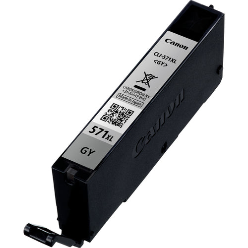 Canon Tintenpatrone CLI-571XL GY, Grau, XL, 289 Seiten – für Inkjetdrucker/Multifunktionsgeräte