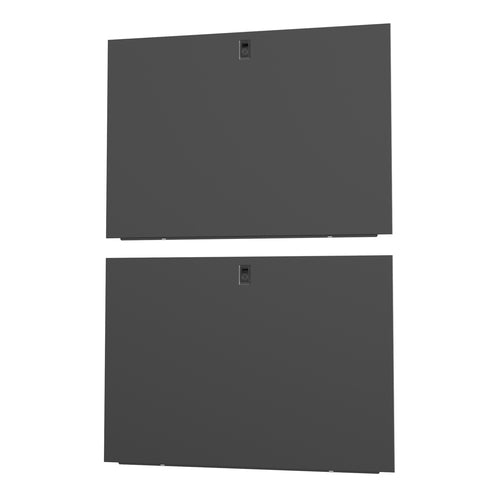 Vertiv Seitenwände (geteilt), 42U, für Racks mit Tiefe 1'200 mm, Metall, schwarz