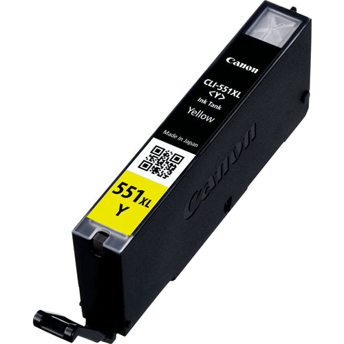 Canon Tintenpatrone CLI-551XL Y, Gelb, XL, 695 Seiten – für CLI-551XL