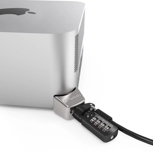 Compulocks Mac Studio Ledge Lock Adapter Kabelschloss-Adapter – für Mac Studio, silber