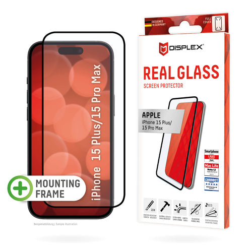 E.V.I. Backcover – für Apple iPhone 15 Plus/15 Pro Max – Echtglas