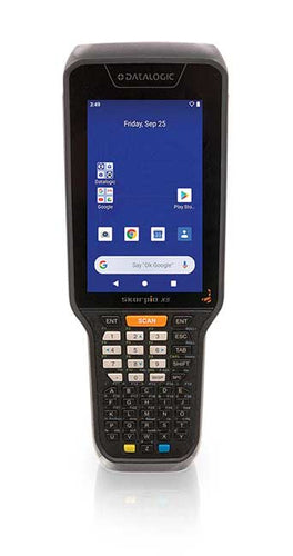 Datalogic Skorpio X5 4,3" – 800 × 480 Touch, Snapdragon 660, 3 GB RAM, 32 GB Speicher, Android 10, Schwarz