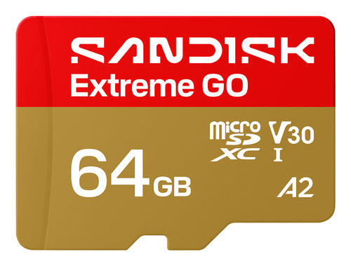 SanDisk Extreme GO microSDXC 64 GB – UHS-I, 170/80 MB/s
