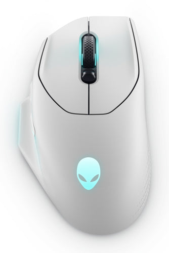 Alienware AW620M – Gaming-Maus – Kabellos (2,4 GHz), 26000 DPI, Rechts, Weiss