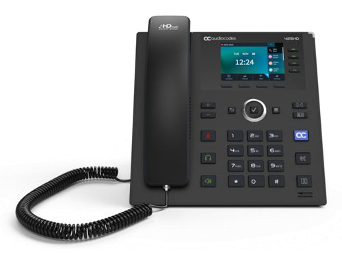 AudioCodes 425HD – IP-Telefon, PoE, Gigabit, Schwarz
