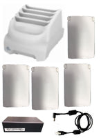 Zebra Healthcare-Kit, 4-Slot, Weiss – für Zebra TC21 / TC26