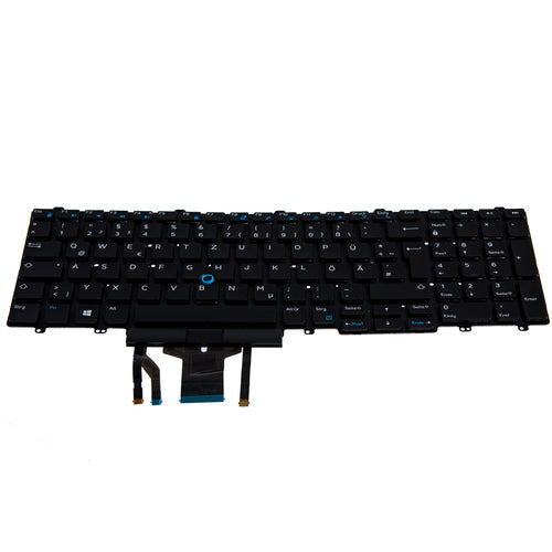 Origin Storage KB-7FGP5 – Notebook-Ersatztastatur – beleuchtet – QWERTZ (DE) – für Dell Latitude 5550