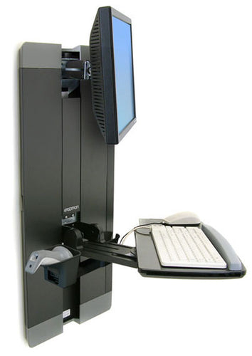 Ergotron StyleView – Wandhalterung – bis 24", höhenverstellbar 22,9 cm, neigen, schwenken, schwarz