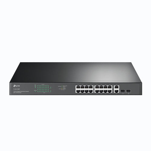 TP-Link TL-SG1218MP – Switch – 18×GbE, 2×SFP, PoE+ 250 W, 1U