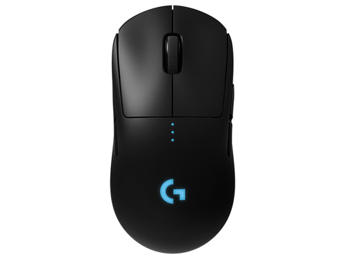 Logitech G PRO Wireless – Gaming-Maus – Kabellos (2,4 GHz), 25600 DPI, beidhändig, Schwarz