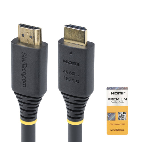 StarTech.com HDMI Kabel HDMI 2.0 4K 60 Hz – 15 m – HDR, ARC – für Geräte mit HDMI-Port
