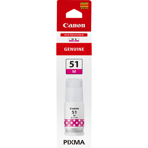 Canon Tintenpatrone GI-51, Magenta, 70 ml – für Inkjetdrucker, Multifunktionsgeräte
