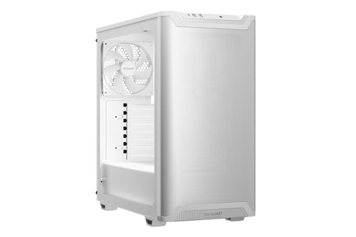 be quiet! be quiet Pure Base 501 – PC-Gehäuse – Midi-Tower, Seitenfenster, ATX, micro ATX, Mini-ITX, 7 Slots, Weiss