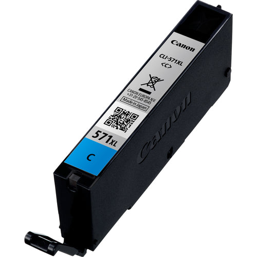 Canon Tintenpatrone CLI-571XL C, cyan, XL, 440 Seiten – für Canon-Drucker