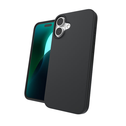 ZAGG Backcover Manhattan – für Apple iPhone 16 Plus – schwarz – Snap-/Lock-Verschluss