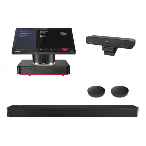 AudioCodes RXV100-B42 – Videokonferenzsystem – Full HD, 126° FOV, für bis zu 16 Personen, Schwarz