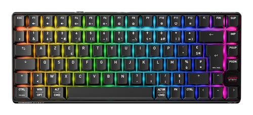 CHERRY K33 Compact – Tastatur – Kabellos – AZERTY (FR) – Schwarz