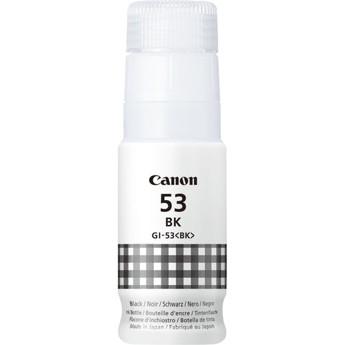 Canon Tintenpatrone GI-53, Schwarz, 60 ml – für Inkjetdrucker und Multifunktionsgeräte