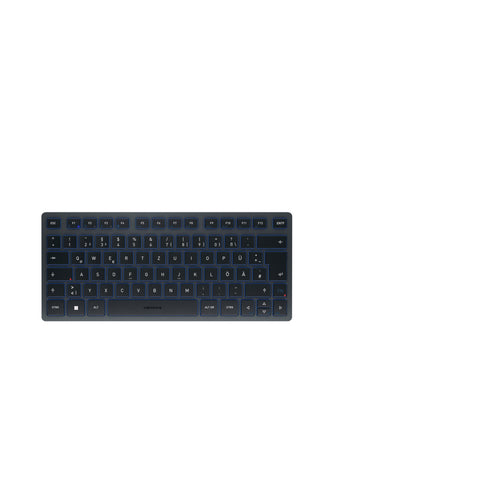 CHERRY KW 7100 MINI – Tastatur, kabellos (Bluetooth), DE-Layout (DE), Scissor (Cherry SX) – für Windows