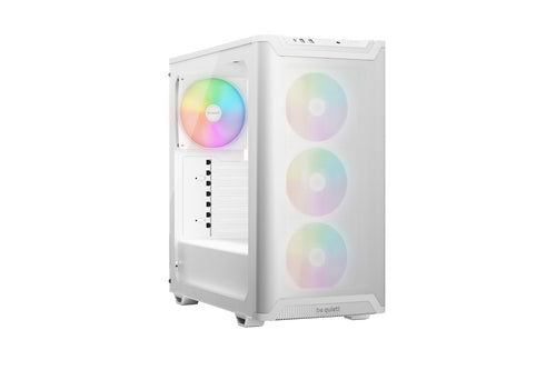 be quiet! be quiet Pure Base 501 LX – Midi-Tower – Weiss, ATX/mATX/Mini-ATX, 3×120/1×140 mm, 36,8 cm GPU
