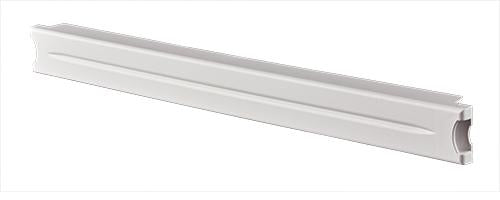 APC AR8136WHT – Blindplatte – 19" Rack, 1U, modular, werkzeuglos, Weiss, 10×