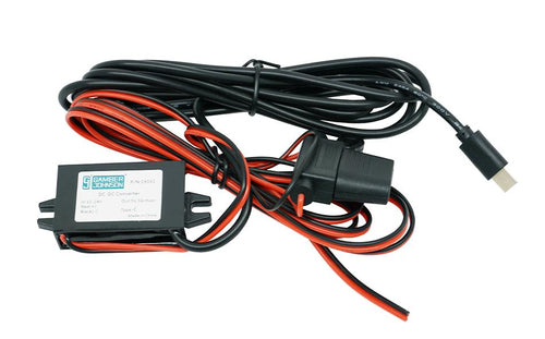 Gamber-Johnson 19161 Netzteil 24 W (5 V/3 A) – 12–24 V – USB‑C, Bare‑Wire – für Galaxy Tab Active2/Active3