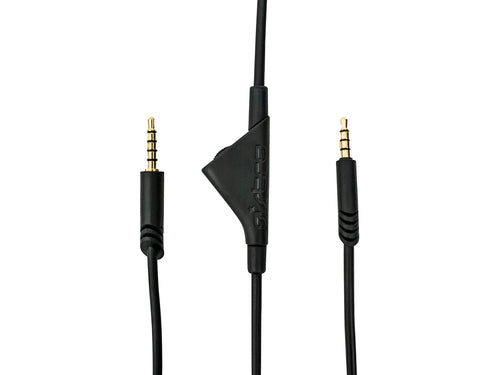 ASTRO Gaming A10 Kabel für A10 – 3,5 mm auf 3,5 mm, Drehregler – 2 m – Schwarz