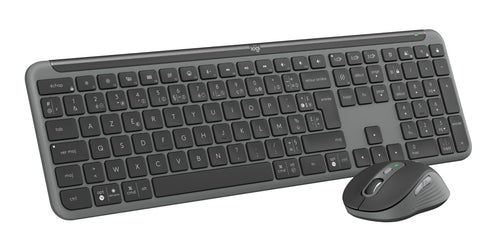 Logitech SGN SLIM COMBO MK950 BUSINESS GRAPHITE – Tastatur, FR-Layout (FR), Grau