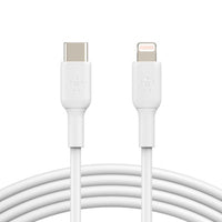 Belkin USB-C auf Lightning Kabel, 1 m, Weiss, MFi-zertifiziert
